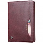 Greznais „Comma“ sērijas ādas atvērams bordo Samsung Galaxy Tab A7 10.4 2020 (T505,T500) futrālis