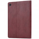 Greznais „Comma“ sērijas ādas atvērams bordo Samsung Galaxy Tab A7 10.4 2020 (T505,T500) futrālis