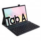 Samsung Galaxy Tab A7 10.4 2020 (T505,T500) ādas atvēramais melns futrālis ar bluetooth tastatūra