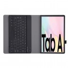 Samsung Galaxy Tab A7 10.4 2020 (T505,T500) ādas atvēramais melns futrālis ar bluetooth tastatūra