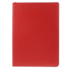 Samsung Galaxy Tab S 10.5 atvēramais sarkans ādas futrālis, grozās 360° grādu apjomā