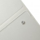 Samsung Galaxy Tab S 10.5 (T805, T800) ādas atvēramais balts futrālis