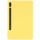 Samsung Galaxy Tab S10 Ultra 14.6" (X920, X926), S9 Ultra "Shell" cieta silikona (TPU) dzeltens apvalks