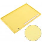 Samsung Galaxy Tab S10 Ultra 14.6" (X920, X926), S9 Ultra "Shell" cieta silikona (TPU) dzeltens apvalks