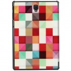 Samsung Galaxy Tab S4 10.5 (T835, T830) „Cubes“ atvēramais krāsains maciņš