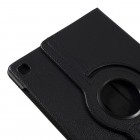 Samsung Galaxy Tab S5e (T720, T725) atvēramais melns ādas maciņš, grozās 360° grādu apjomā