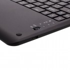 Samsung Galaxy Tab S7 FE 12.4", S7+ 12.4" (T976, T970) ādas atvēramais melns futrālis ar bluetooth tastatūra