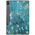 Samsung Galaxy Tab S7+ 12.4" (T976) „Sakura“ atvēramais krāsains maciņš