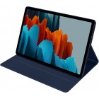 Origināls Samsung Galaxy Tab S7 FE 12.4", S7+ 12.4" (T976) Book Cover EF-BT730 ādas atvēramais tumši zils maciņš