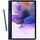 Origināls Samsung Galaxy Tab S7 FE 12.4", S7+ 12.4" (T976) Book Cover EF-BT730 ādas atvēramais tumši zils maciņš