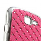 Samsung Galaxy Trend II S7570 elegants rozs  futrālis ar spīduļiem