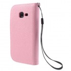 MLT atvēramais Samsung Galaxy Trend Lite S7390 (S7392) rozs maciņš