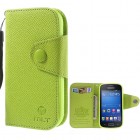 MLT atvēramais Samsung Galaxy Trend Lite S7390 (S7392) zaļš maciņš