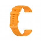 Viedā pulksteņa (Samsung Galaxy Watch 5 / 4, Garmin) cietā silikona (TPU) siksniņa - oranžs