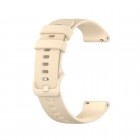 Viedā pulksteņa (Samsung Galaxy Watch 5 / 4, Garmin) cietā silikona (TPU) siksniņa - smilšains