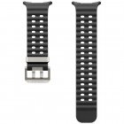 Samsung Galaxy Watch Ultra Marine viedā pulksteņa cietā silikona (TPU) siksniņa - pelēks