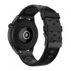 Bi-color viedā pulksteņa (Samsung Galaxy Watch 3, Gear S3, Watch GT) cietā silikona (TPU) siksniņa - melns
