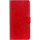 Samsung Galaxy Xcover Pro (G715) atvēramais ādas sarkans maciņš, grāmata (maks)
