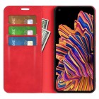 Samsung Galaxy XCover Pro (G715) „Split“ sērijas sarkans atvērams maciņš, maks
