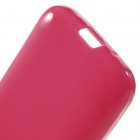 Samsung Galaxy Young 2 (G130) cieta silikona (TPU) tumši rozs apvalks