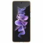 Samsung Galaxy Z Flip3 (F711) GKK Marble melns zelta plastika apvalks