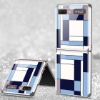 Samsung Galaxy Z Flip (F700) GKK Pattern zils plastika apvalks