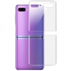 Samsung Galaxy Z Flip (F700) aizsargplēves ekrānam un aizmugurējai daļai - dzidras