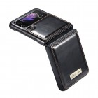 Samsung Galaxy Z Flip3 (F711) „CaseMe“ solīds melns plastika apvalks