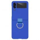 Samsung Galaxy Z Flip4 (F721) „Ring“ plastmasas zils apvalks