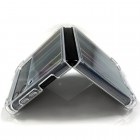 Samsung Galaxy Z Flip4 (F721) pastiprinātas aizsardzības cieta silikona (TPU) dzidrs vāciņš