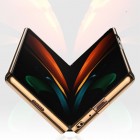 Samsung Galaxy Z Fold2 5G (F916B) GKK Pattern zaļš plastika apvalks 