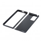 Samsung Galaxy Z Fold2 5G (F916B) Slim Leather melns ādas plastika apvalks