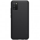 Samsung Galaxy M02s „Nillkin“ Frosted Shield melns apvalks