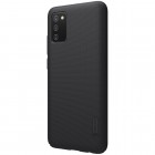 Samsung Galaxy M02s „Nillkin“ Frosted Shield melns apvalks