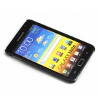 Samsung Galaxy Note i9220, N7000 atvēramais melns ādas apvalks