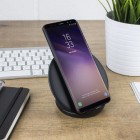 Origināls „Samsung“ Fast Charge melns bezvadu lādētājs (EP-N5100), Qi standarts)