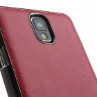 „Crazy Horse“ sarkans ādas Samsung Galaxy Note 3 N9005 futrālis