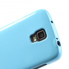 Samsung Galaxy S4 Active Mercury gaiši zils cieta silikona (TPU) futrālis