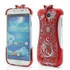 Stilīgs „Cheongsam Design“ sarkans Samsung Galaxy S4 i9505 apvalks