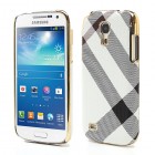 „Burberry“ stils balts Samsung Galaxy S4 Mini apvalks