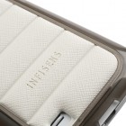 Stilīgs „Infisens“ Hybrid Bumper balts Samsung Galaxy S4 Mini apvalks