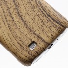 Samsung Galaxy S4 i9505 plastmasas gaiša koka apvalks