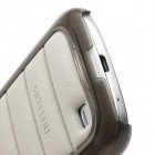Stilīgs „Infisens“ Hybrid Bumper balts Samsung Galaxy S4 Mini apvalks