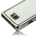 Samsung Galaxy S2 i9100 balts spīdīga apvalka virsma