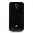 Samsung Galaxy S4 Active Mercury melns cieta silikona (TPU) futrālis