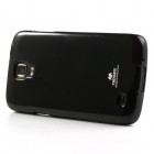 Samsung Galaxy S4 Active Mercury melns cieta silikona (TPU) futrālis
