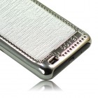 Samsung Galaxy S2 i9100 balts spīdīga apvalka virsma