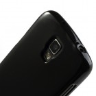 Samsung Galaxy S4 Active Mercury melns cieta silikona (TPU) futrālis