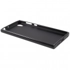 Sony Xperia L1 (G3311, G3312, G3313) cieta silikona (TPU) melns apvalks