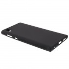 Sony Xperia L1 (G3311, G3312, G3313) cieta silikona (TPU) melns apvalks